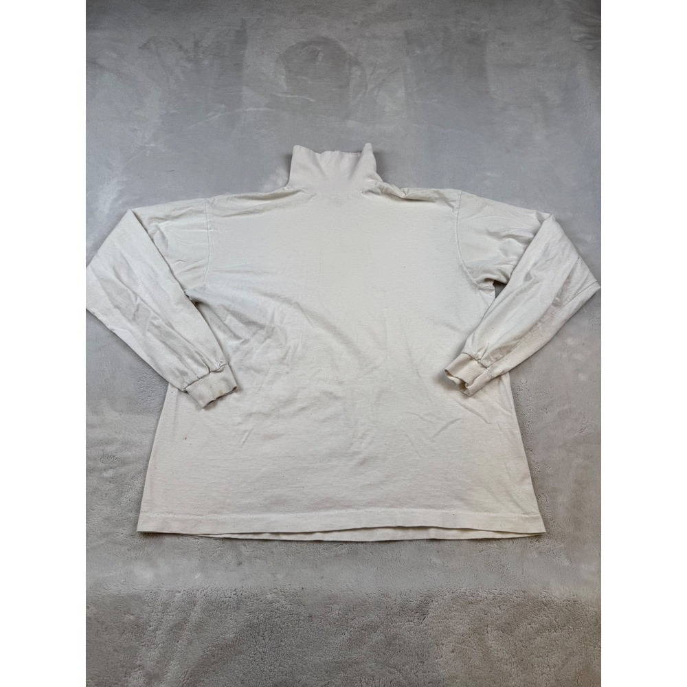 Vintage Fruit of‎ the Loom Mens XL Long Sleeve Turtleneck Casualwear Shirt